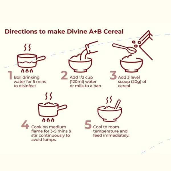 The Divine foods A+B Cereal Mix 200g