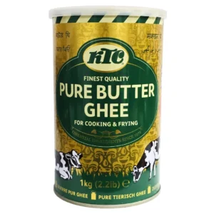 KTC Pure Butter Ghee 1kg jar traditional clarified butter for cooking