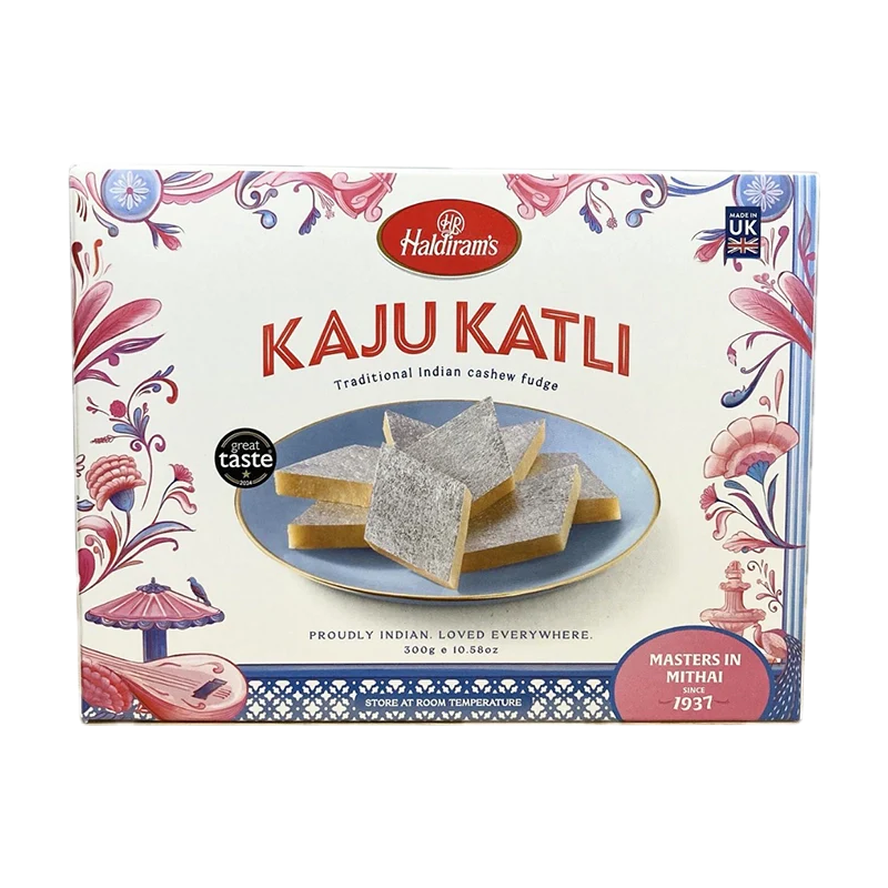 Kaju katli 300g Haldirams Kaju Katli 300g cashew sweet Indian mithai UK