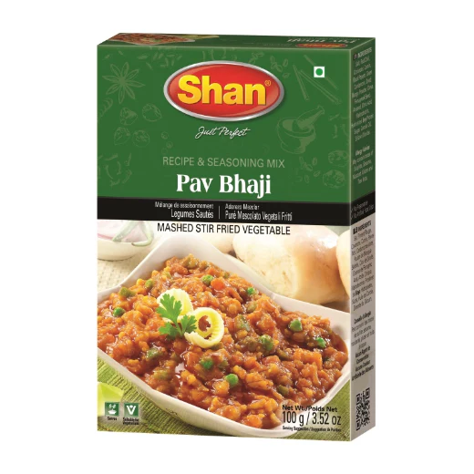 Shan Pav Bhaji Masala 100g spice mix for authentic Mumbai pav bhaji