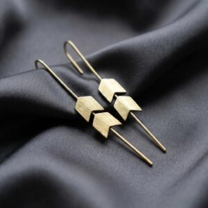 Brass Handmade Abstract Earcuff