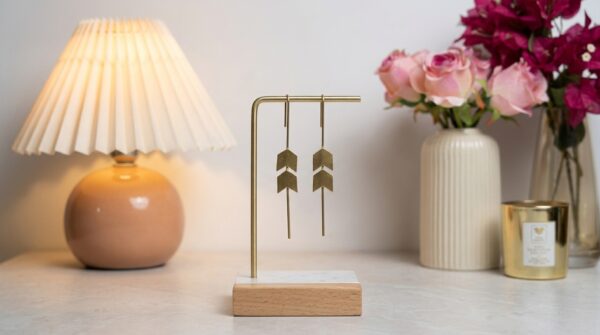 Brass Handmade Abstract Earcuff