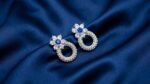 Ruby Halo Loop Earrings
