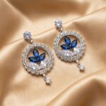 Royal Blue Blossom Earrings