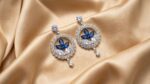 Royal Blue Blossom Earrings