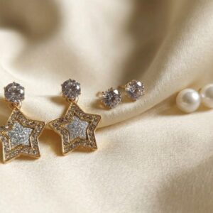 3 Piece Gold Earring Set