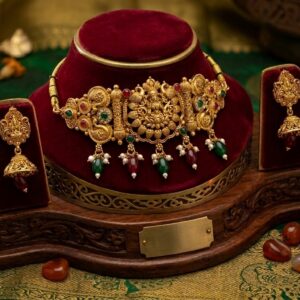 Royal Peacock Kundan Choker Set