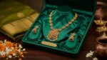 Royal Peacock design Necklace with Lakshmi Pendent Plus earrings