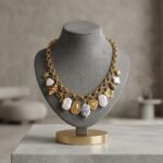Gold Eclectic Multi-Charm Statement Necklace