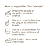 Divine Bytes | Ultra Thin Ragi Millet Crackers | Light, Crispy & Guilt-Free | Made with 72% Ragi Millet-40g