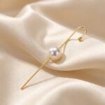 Gold Pearl Ear Cuff