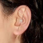 Gold Pearl Ear Cuff