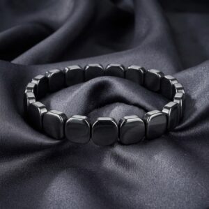 Square Bead Stretch Bracelet
