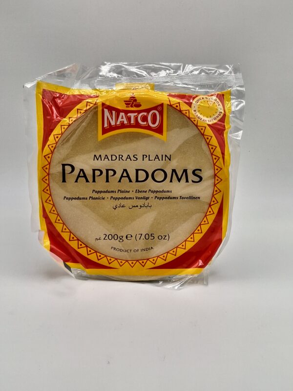 Papadoms Madras Plain - 200g