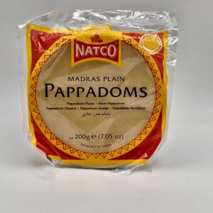Papadoms Madras Plain - 200g