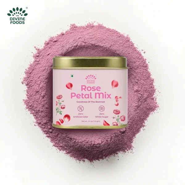 Rose Petal Milk Mix 125g - Divine Foods UK