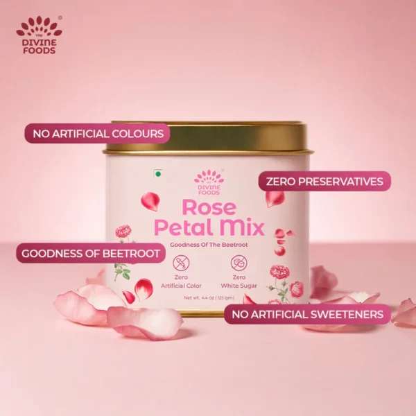 Rose Petal Milk Mix-125g