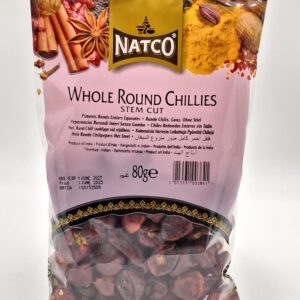 Whole Round Chillies - 80g
