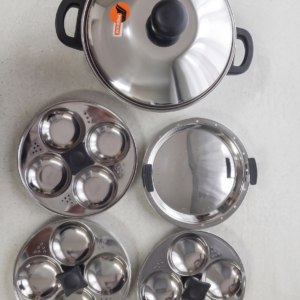 Premium Stainless Steel Idly Steamer Set