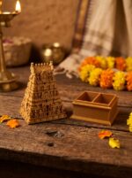 Gopuram Kumkum Holder – Temple Tower Sindoor Box