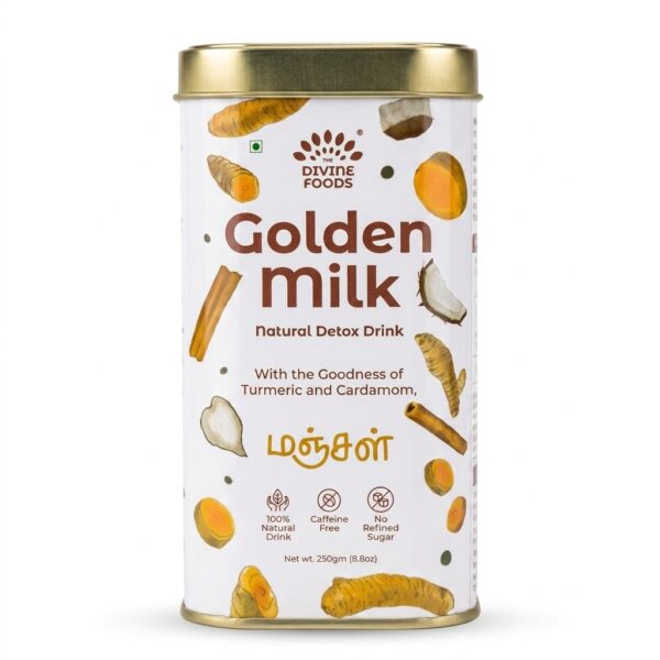 Golden Milk Latte turmeric drink mix 250g - Divine Foods UK