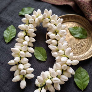 Jasmine gajra strand 35cm artificial mogra hair garland - UK