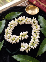 Jasmine gajra strand 60cm artificial mogra hair garland - UK