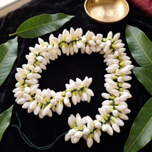 Jasmine gajra strand 60cm artificial mogra hair garland - UK