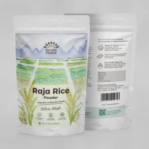 Raja rice black rice porridge mix 250g - Divine Foods UK