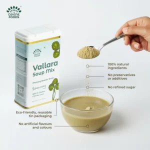 Vallarai Brahmi soup mix 250g - Divine Foods UK