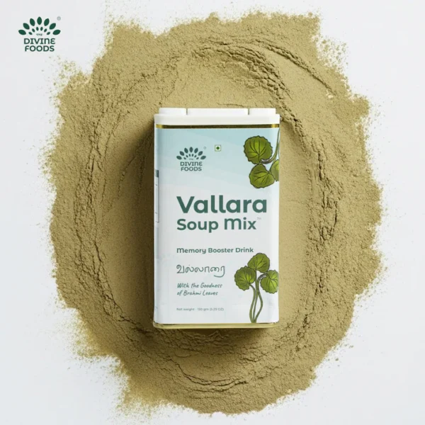 Vallarai Brahmi soup mix 250g - Divine Foods UK