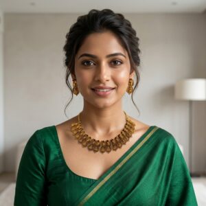 Antique gold-tone peacock motif necklace set with earrings – SunShoppers UK