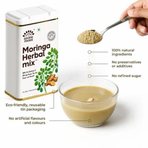 Moringa Herbal Mix packaging – The Divine Foods UK
