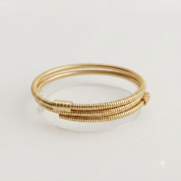 Double-Wrap Open Cuff Bracelet