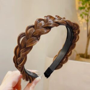 Light brown braided hair headband