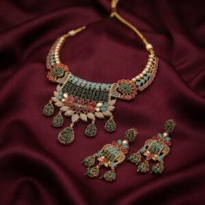 Indian choker necklace set