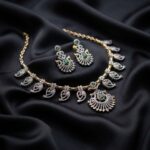 paisley drops and matching AD-style earrings