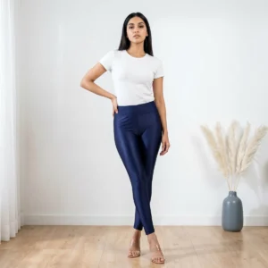 Dark Blue Shimmer Leggings