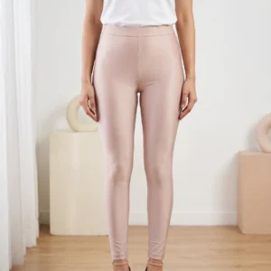 Nude Shade Shimmer Leggings